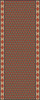 Triangular Tower of Conquest - vinyl floor cloth 36x90