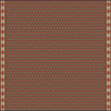 Triangular Tower of Conquest - vinyl floor cloth 84x84