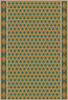 Triangular West Gate Ward - vinyl floor cloth 30x44, 38x56