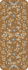 Parterre The Garland Rays - vinyl floor cloth 30x75, 36x90