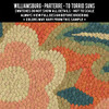 Parterre To Torrid Suns - vinyl floor cloth swatch sample