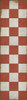 Classic Pattern 7 Checked Out (distressed)- vinyl floor cloth size 36x132