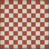 Classic Pattern 7 Checked Out (distressed)- vinyl floor cloth sizes 96x96, 120x120