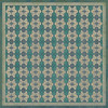 Classic Pattern 5 Mrs Hudson - vinyl floor cloth sizes 84x84, 96x96, 120x120