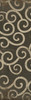 Classic Pattern 4 It Was a Dark and Stormy Night (distressed)- vinyl floor cloth sizes 24x77, 30x96, 26x83, 36x115