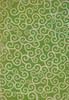 Classic Pattern 4 Sea of Green (distressed) - vinyl floor cloth sizes 96x140, 120x175