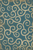 Classic Pattern 4 Tsunami (distressed)- vinyl floor cloth sizes 20x30, 24x36, 30x44, 38x56, 52x76, 70x102