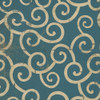 Classic Pattern 4 Tsunami (distressed)- vinyl floor cloth sizes 36x36, 48x48, 60x60, 72x72