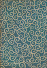 Classic Pattern 4 Tsunami (distressed)- vinyl floor cloth sizes 96x140, 120x175