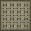 Classic Pattern 5 Holmes - vinyl floor cloth sizes 84x84, 96x96, 120x120