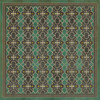 Classic Pattern 5 Jeeves - vinyl floor cloth sizes 60x60, 72x72