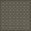 Classic Pattern 5 Moriarty - vinyl floor cloth sizes 84x84, 96x96, 120x120