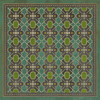 Classic Pattern 5 Miss Havisham - vinyl floor cloth sizes 36x36, 48x48