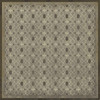 Classic Pattern 5 Baker Street - vinyl floor cloth sizes 84x84, 96x96, 120x120