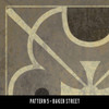 Classic Pattern 5 Baker Street - vinyl floor cloth swatch sample