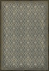Classic Pattern 5 The River Thames - vinyl floor cloth sizes 84x120, 96x140, 120x175