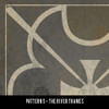 Classic Pattern 5 The River Thames - vinyl floor cloth swatch sample