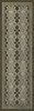 Classic Pattern 5 Dorian Gray - vinyl floor cloth sizes 24x77, 30x96, 26x83, 36x115
