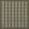 Classic Pattern 5 Dorian Gray - vinyl floor cloth sizes 96x96, 120x120
