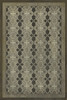 Classic Pattern 5 Dorian Gray - vinyl floor cloth sizes 20x30, 24x36, 30x44, 38x56, 52x76, 70x102