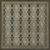 Classic Pattern 5 Dorian Gray - vinyl floor cloth sizes 36x36, 48x48