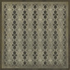 Classic Pattern 5 Dorian Gray - vinyl floor cloth sizes 60x60, 72x72