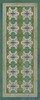 Classic Pattern 5 Mrs Peacock - vinyl floor cloth sizes 30x75, 36x90