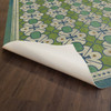 Classic Pattern 5 Mrs Peacock - vinyl floor cloth underside