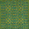 Classic Pattern 5 Mr Green - vinyl floor cloth sizes 84x84, 96x96, 120x120