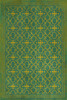 Classic Pattern 5 Mr Green - vinyl floor cloth sizes 20x30, 24x36, 30x44, 38x56, 52x76, 70x102