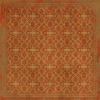 Classic Pattern 5 Miss Scarlet - vinyl floor cloth sizes 36x36, 48x48