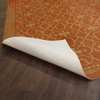 Classic Pattern 5 Miss Scarlet - vinyl floor cloth underside 