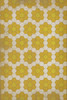 Classic Pattern 2 Bees Knees (distressed) - vinyl floor cloth sizes 20x30, 24x36, 30x44, 38x56, 52x76, 70x102