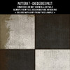 Classic Pattern 7 Checkered Past - (distressed) - vinyl floor cloth swatch sample