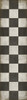 Classic Pattern 7 Checkered Past - (distressed) - vinyl floor cloth size 36x132