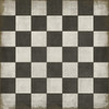 Classic Pattern 7 Checkered Past - (distressed) - vinyl floor cloth sizes 36x36, 48x48