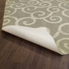 Pattern 4 Moby Dick (distressed) - vinyl floor cloth underside 