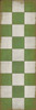 Classic Pattern 7 Check Please (distressed)- vinyl floor cloth size 32x96