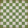 Classic Pattern 7 Check Please (distressed)- vinyl floor cloth sizes 60x60, 72x72