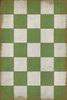 Classic Pattern 7 Check Please (distressed)- vinyl floor cloth sizes 21x30, 24x36, 30x42, 43x60, 48x67, 54x76