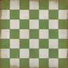 Classic Pattern 7 Check Please (distressed)- vinyl floor cloth sizes 36x36, 48x48