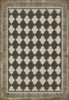 Classic Pattern 10 Open Sesame - vinyl floor cloth sizes 96x140, 120x175
