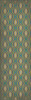 Classic Pattern 15 Atlantis - vinyl floor cloth sizes 26x83, 36x115