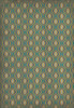 Classic Pattern 15 Atlantis - vinyl floor cloth sizes 96x140, 120x175