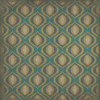 Classic Pattern 15 Atlantis - vinyl floor cloth sizes 36x36, 48x48