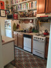 Classic Pattern 15 Svengali - vinyl floor cloth as used in a kitchen