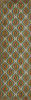 Classic Pattern 15 Svengali - vinyl floor cloth sizes 24x77, 30x96, 26x83, 36x115