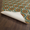 Classic Pattern 15 Svengali - vinyl floor cloth underside 