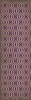 Classic Pattern 15 Purple Haze - vinyl floor cloth sizes 26x83, 36x115