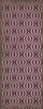 Classic Pattern 15 Purple Haze - vinyl floor cloth sizes 30x75, 36x90